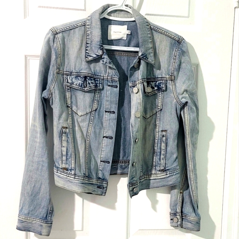 Talula Women's Button-Down Denim Jacket Size M - Picture 2 of 16